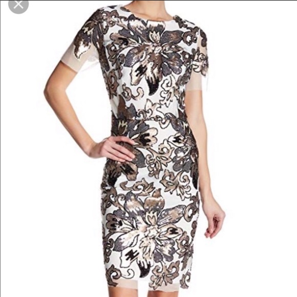 Alexia Admor Dresses & Skirts - Alexia Admor Sequin-Embellished Sheath Dress, NWT